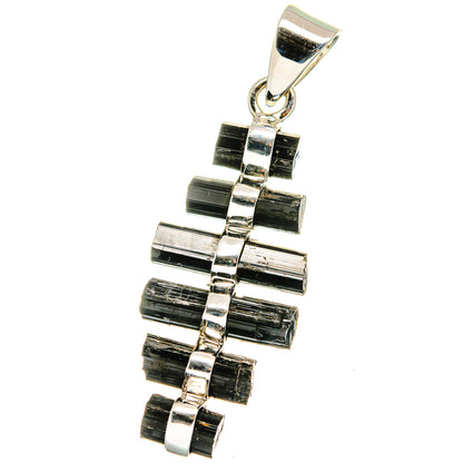 Black Tourmaline Pendants handcrafted by Ana Silver Co - PD15355