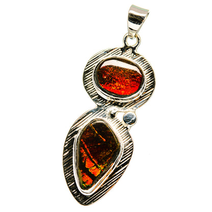Ammolite Pendants handcrafted by Ana Silver Co - PD15359