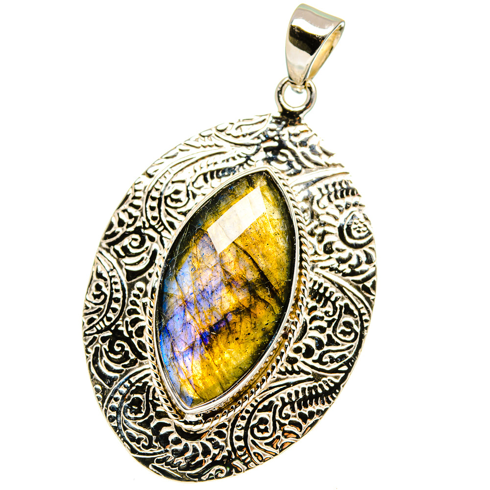 Labradorite Pendants handcrafted by Ana Silver Co - PD15367