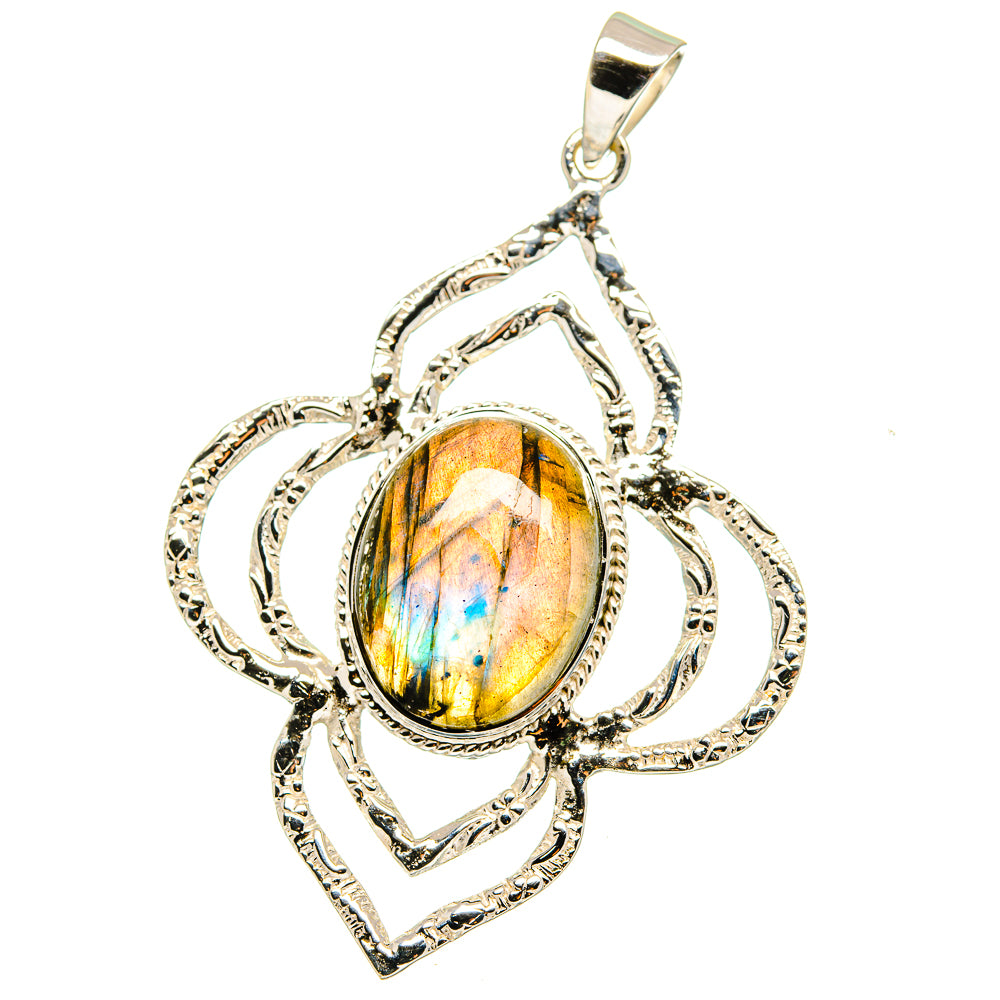 Labradorite Pendants handcrafted by Ana Silver Co - PD15372