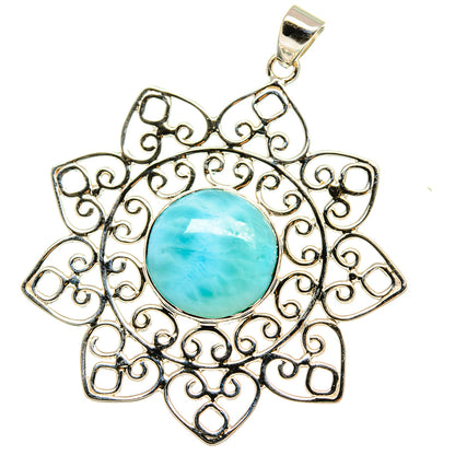 Larimar Pendants handcrafted by Ana Silver Co - PD15381