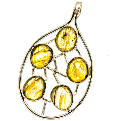 Labradorite Pendants handcrafted by Ana Silver Co - PD15394