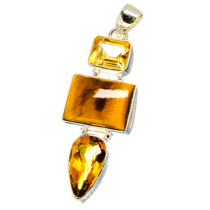 Tiger Eye Pendants handcrafted by Ana Silver Co - PD15398