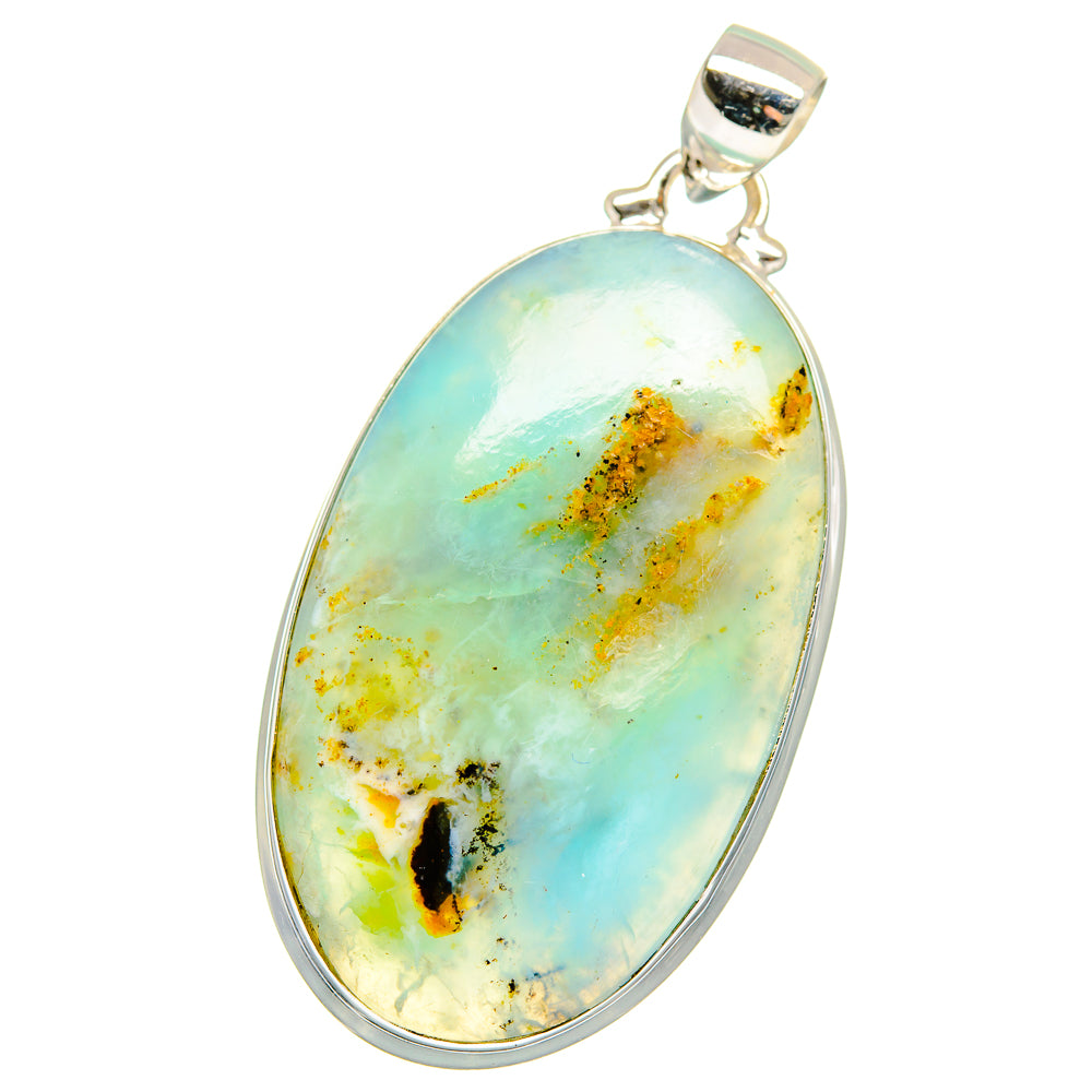 Peruvian Opal Pendants handcrafted by Ana Silver Co - PD15410
