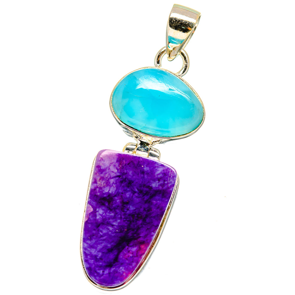 Charoite Pendants handcrafted by Ana Silver Co - PD15427