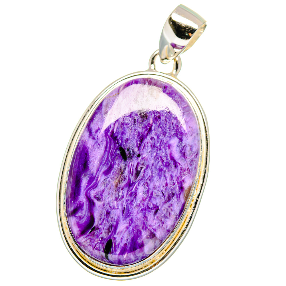 Charoite Pendants handcrafted by Ana Silver Co - PD15431