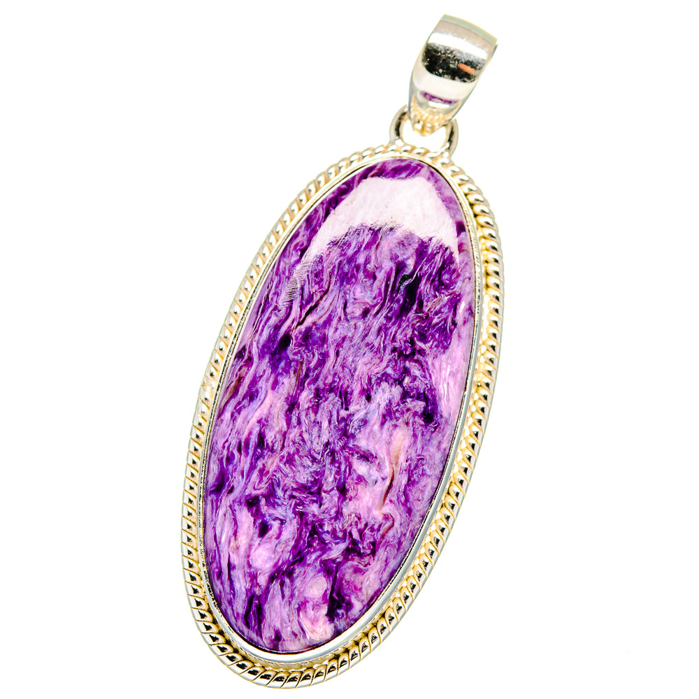 Charoite Pendants handcrafted by Ana Silver Co - PD15435