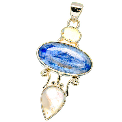 Kyanite Pendants handcrafted by Ana Silver Co - PD15446