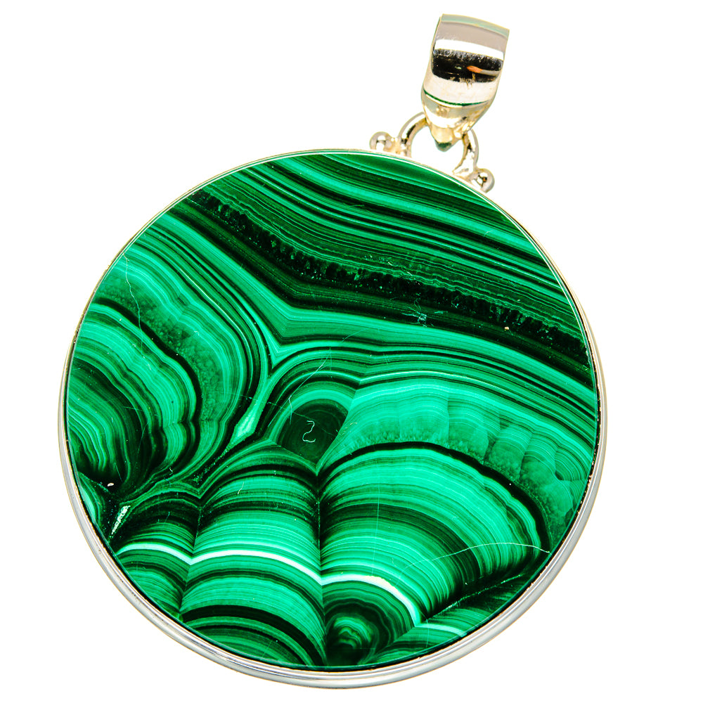 Malachite Pendants handcrafted by Ana Silver Co - PD15480