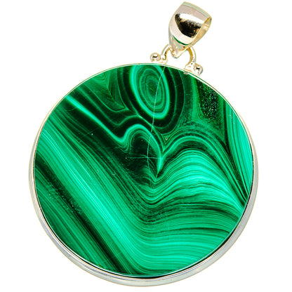 Malachite Pendants handcrafted by Ana Silver Co - PD15484