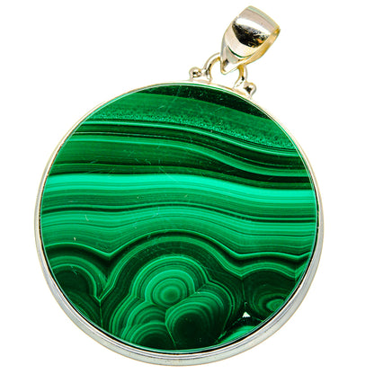 Malachite Pendants handcrafted by Ana Silver Co - PD15486