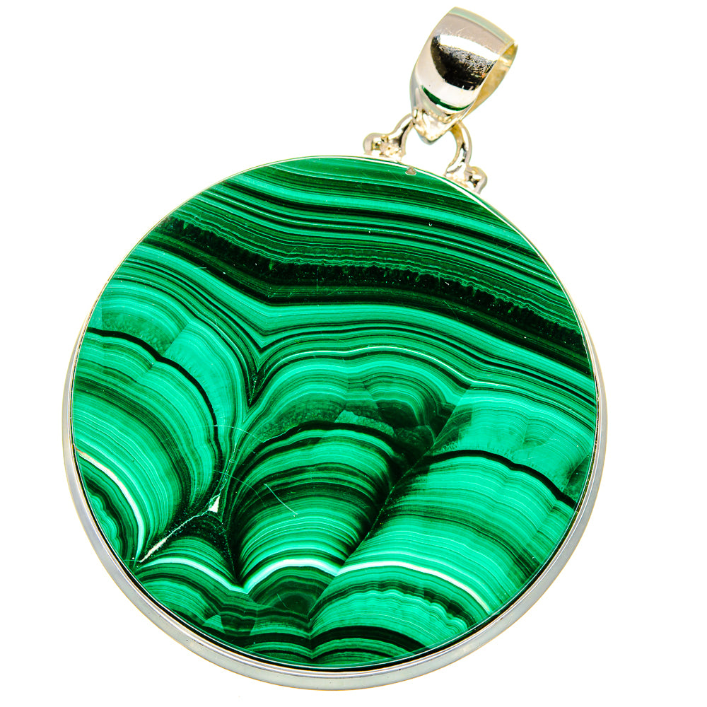 Malachite Pendants handcrafted by Ana Silver Co - PD15487
