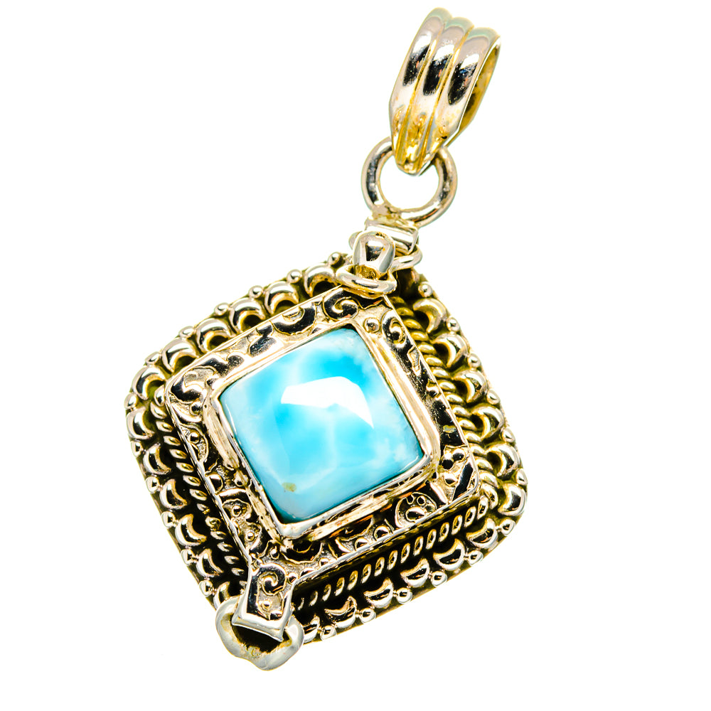 Larimar Pendants handcrafted by Ana Silver Co - PD15504