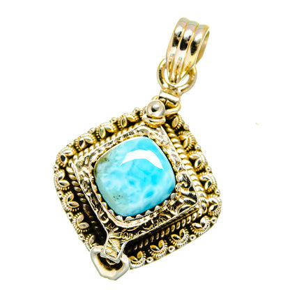 Larimar Pendants handcrafted by Ana Silver Co - PD15509