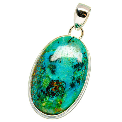 Chrysocolla Pendants handcrafted by Ana Silver Co - PD15525