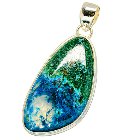Chrysocolla Pendants handcrafted by Ana Silver Co - PD15538