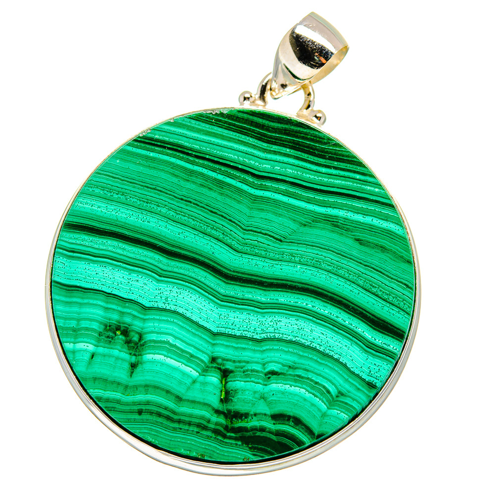 Malachite Pendants handcrafted by Ana Silver Co - PD15543