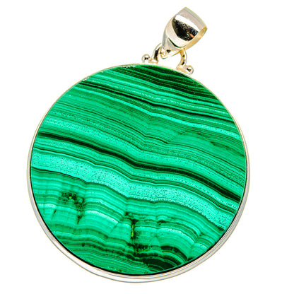 Malachite Pendants handcrafted by Ana Silver Co - PD15543