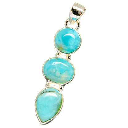 Larimar Pendants handcrafted by Ana Silver Co - PD15561