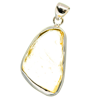 Libyan Desert Glass Pendants handcrafted by Ana Silver Co - PD15575