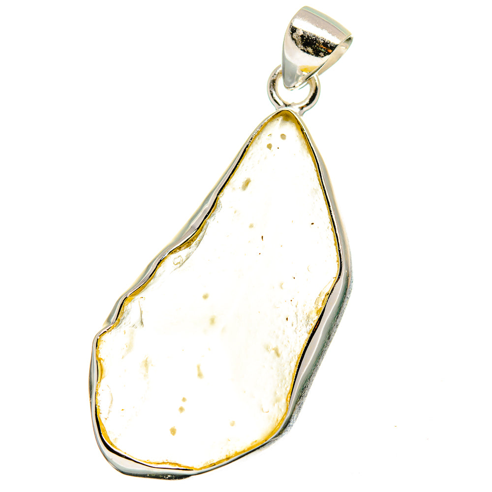 Libyan Desert Glass Pendants handcrafted by Ana Silver Co - PD15582