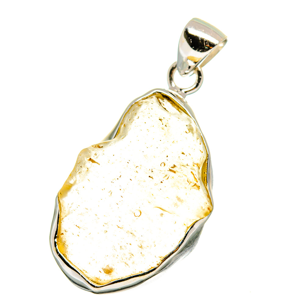 Libyan Desert Glass Pendants handcrafted by Ana Silver Co - PD15588