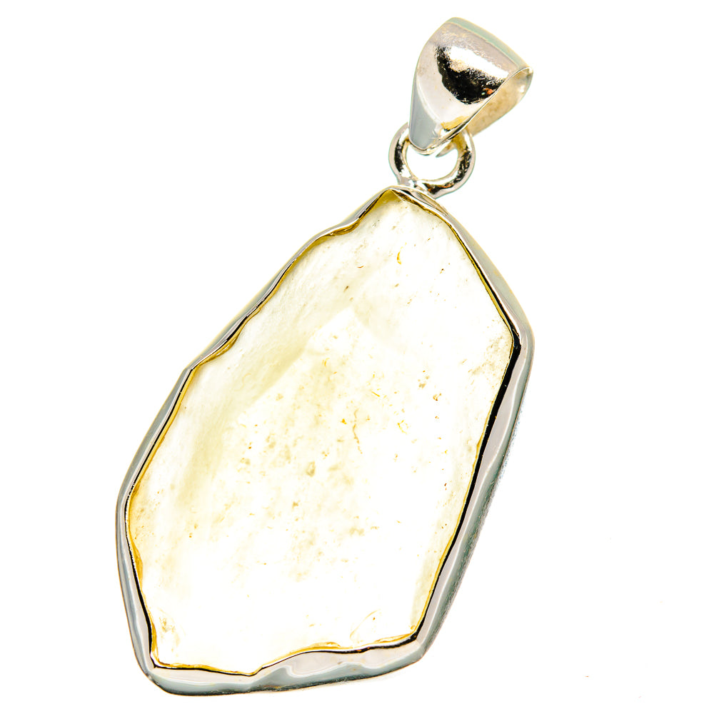 Libyan Desert Glass Pendants handcrafted by Ana Silver Co - PD15589