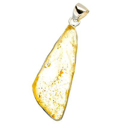 Libyan Desert Glass Pendants handcrafted by Ana Silver Co - PD15590