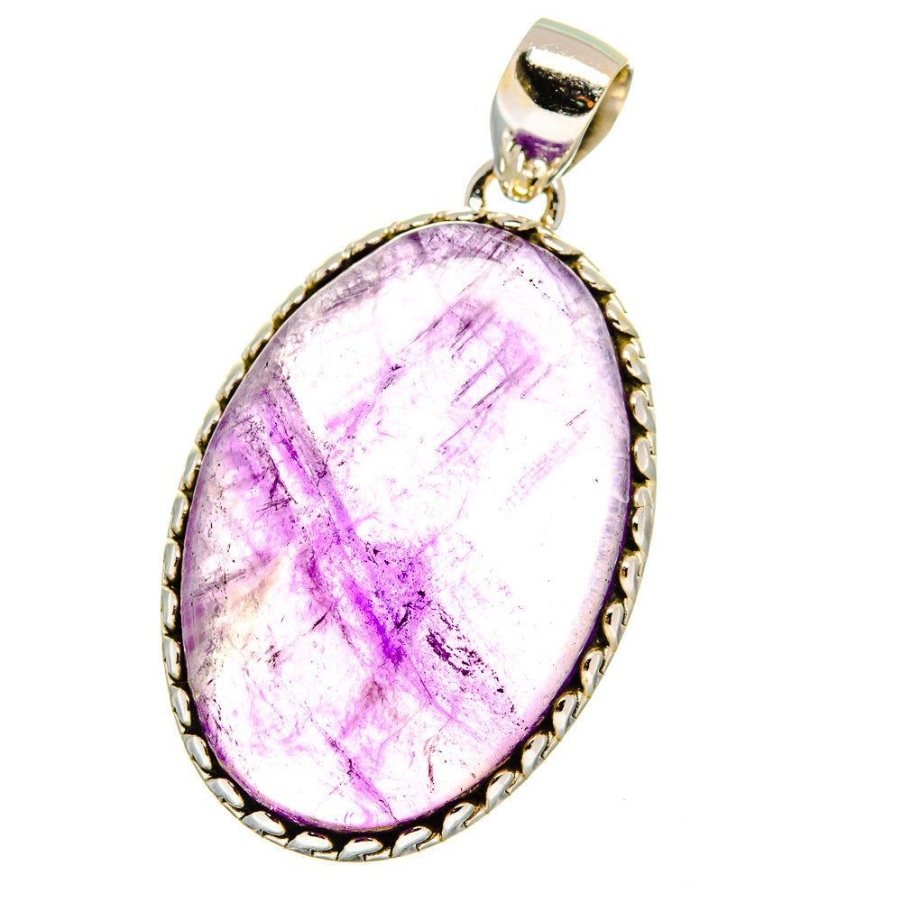 Chevron Amethyst Pendants handcrafted by Ana Silver Co - PD15603