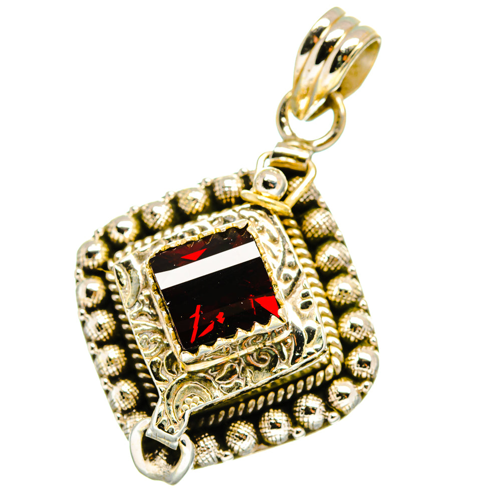 Garnet Pendants handcrafted by Ana Silver Co - PD15612