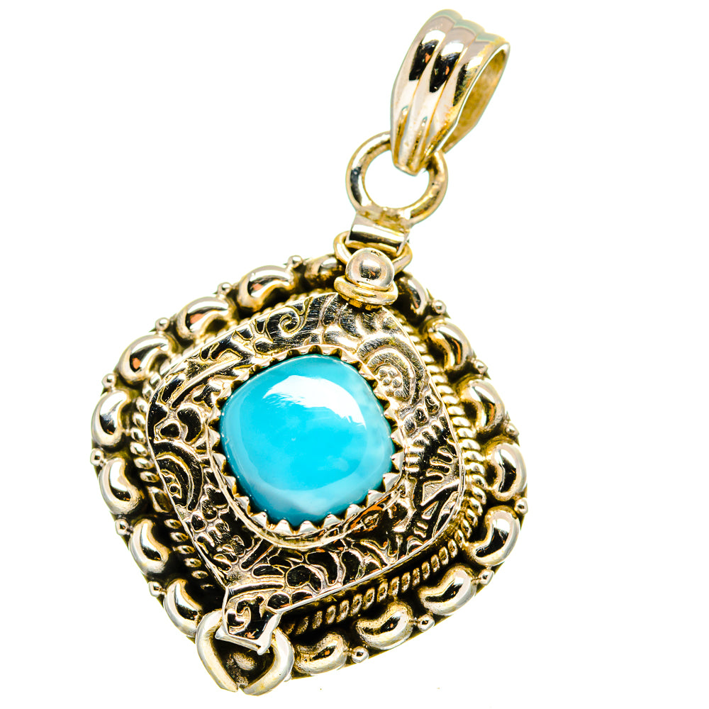 Larimar Pendants handcrafted by Ana Silver Co - PD15622 - Photo 2