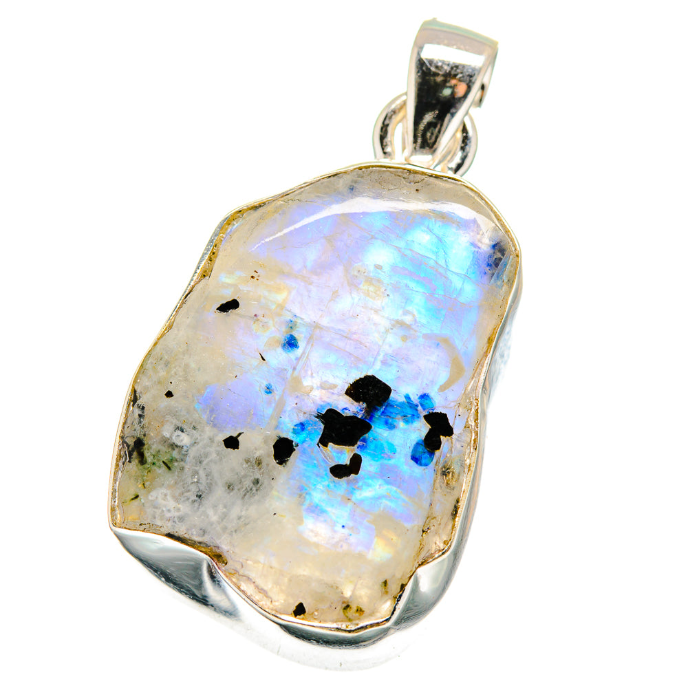 Rainbow Moonstone Pendants handcrafted by Ana Silver Co - PD15641