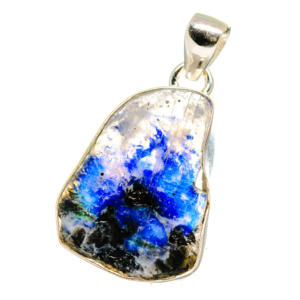 Rainbow Moonstone Pendants handcrafted by Ana Silver Co - PD15643