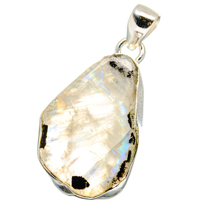 Rainbow Moonstone Pendants handcrafted by Ana Silver Co - PD15645