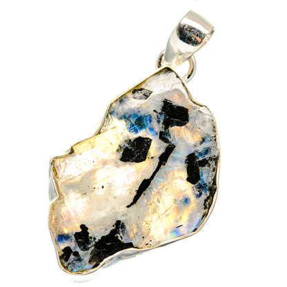 Rainbow Moonstone Pendants handcrafted by Ana Silver Co - PD15650