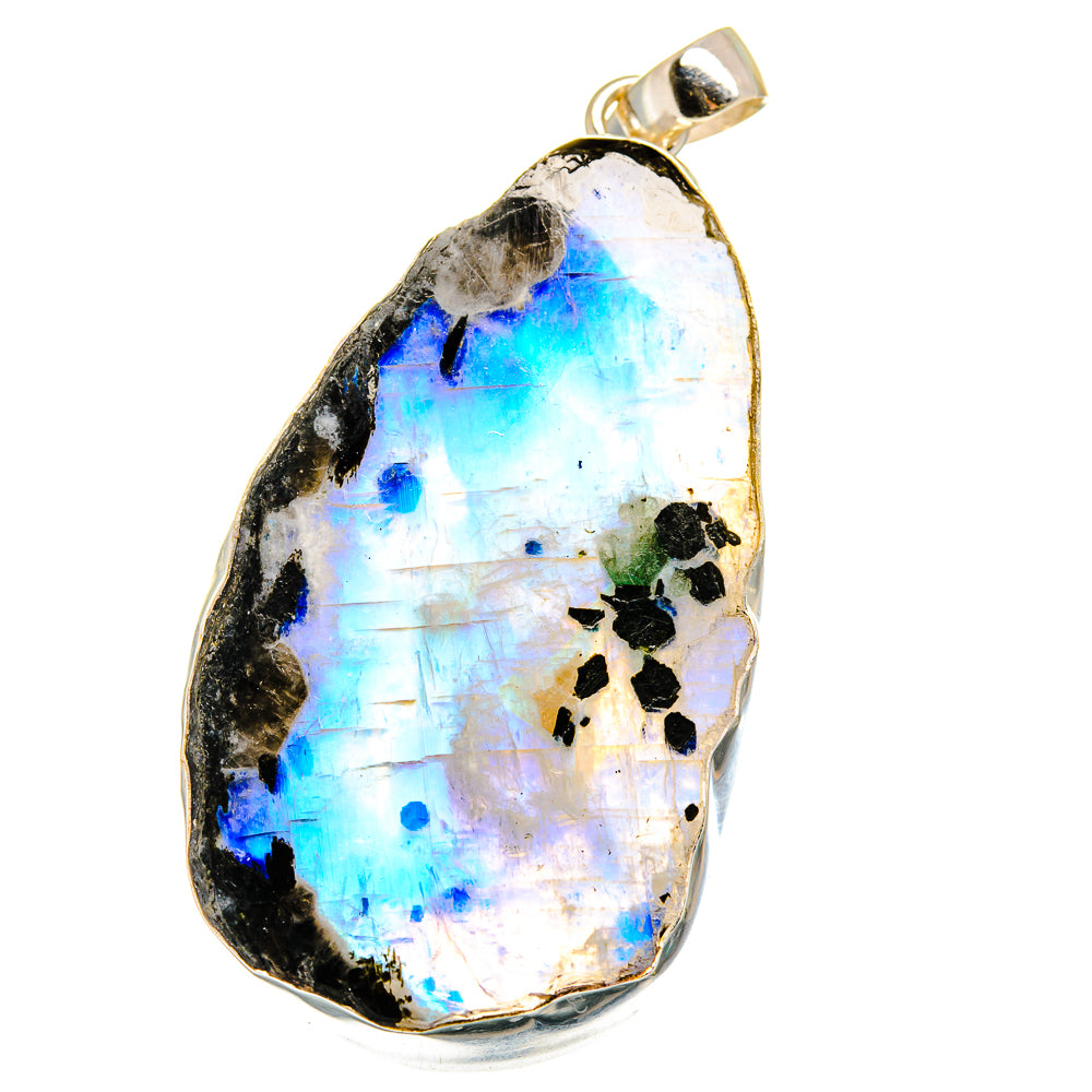 Rainbow Moonstone Pendants handcrafted by Ana Silver Co - PD15655