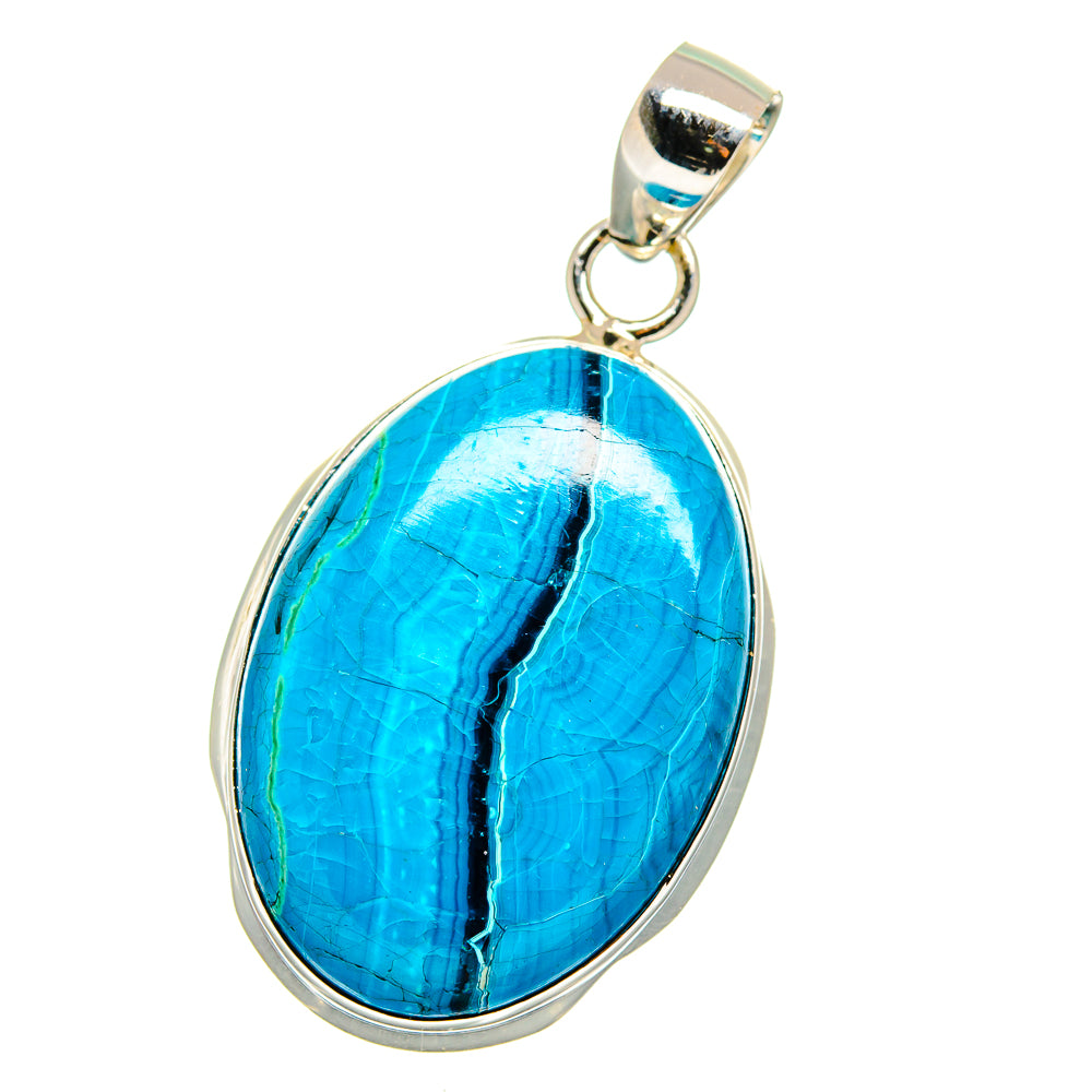 Chrysocolla Pendants handcrafted by Ana Silver Co - PD15683