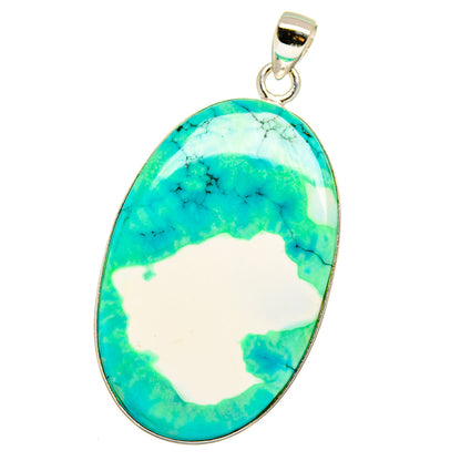 Green Howlite Pendants handcrafted by Ana Silver Co - PD15684