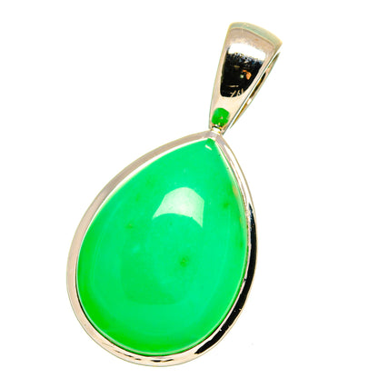 Chrysoprase Pendants handcrafted by Ana Silver Co - PD15686