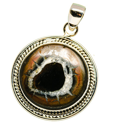 Septarian Geode Pendants handcrafted by Ana Silver Co - PD15694