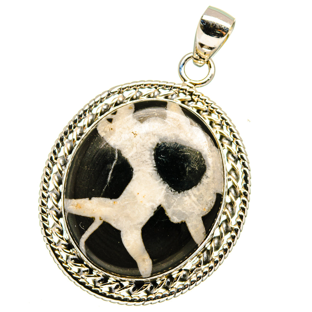 Septarian Geode Pendants handcrafted by Ana Silver Co - PD15695