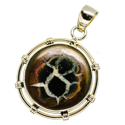 Septarian Geode Pendants handcrafted by Ana Silver Co - PD15696