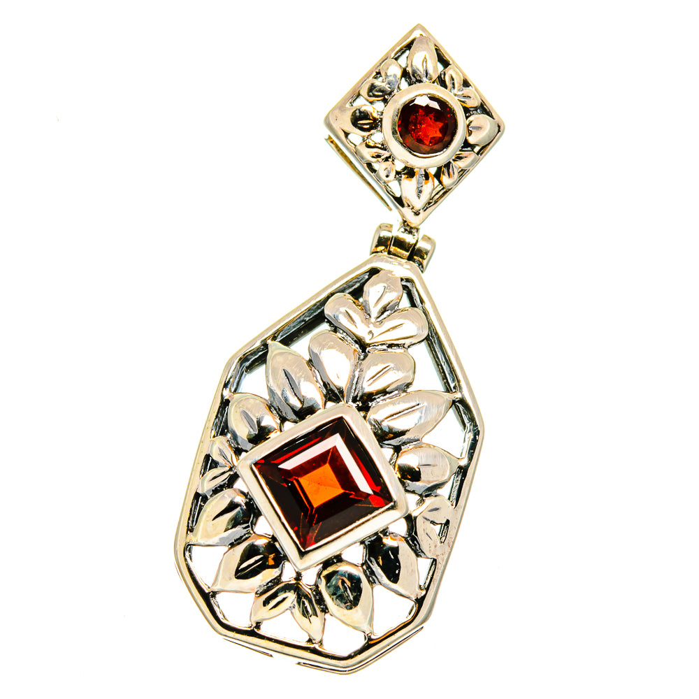 Garnet Pendants handcrafted by Ana Silver Co - PD15730