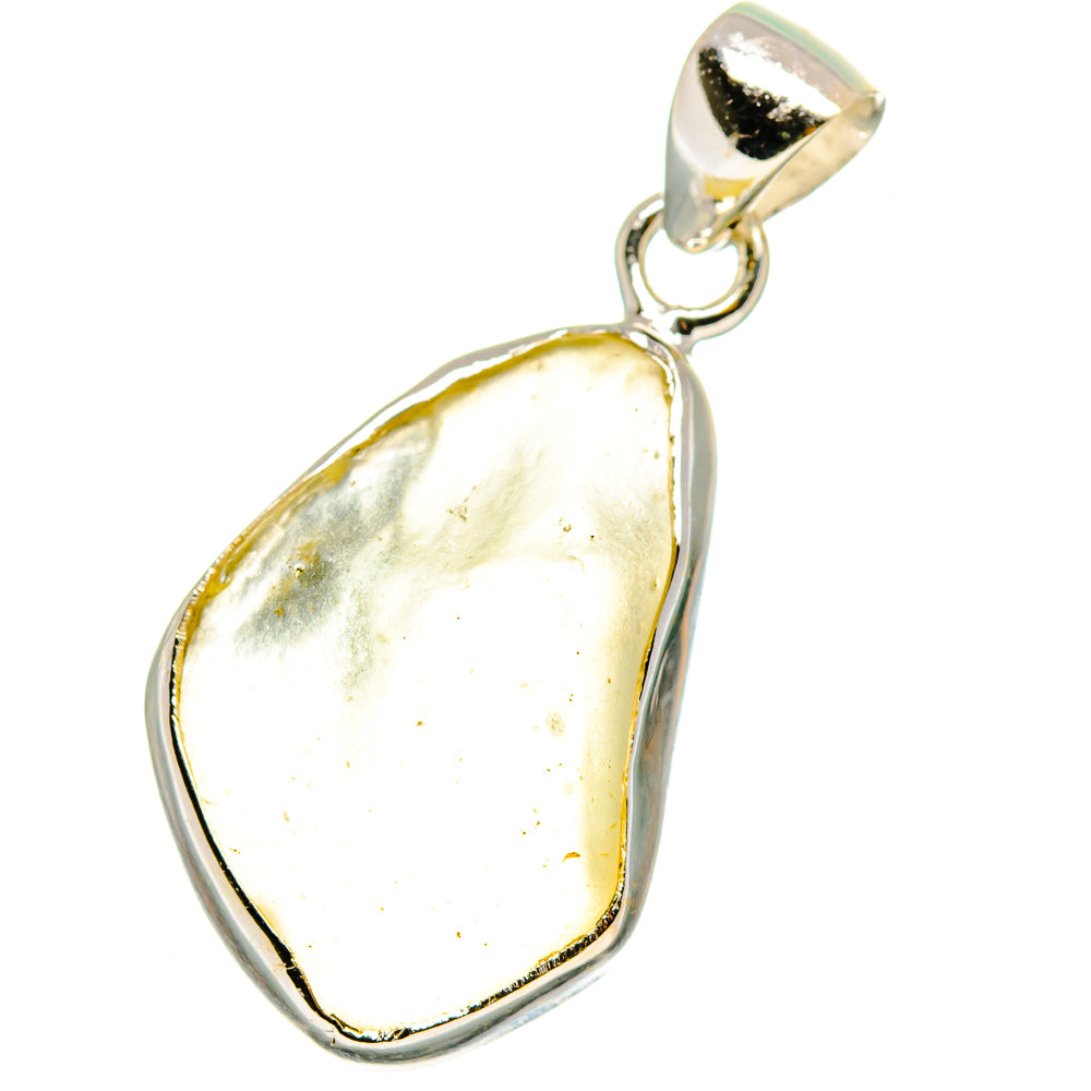 Libyan Desert Glass Pendants handcrafted by Ana Silver Co - PD15746