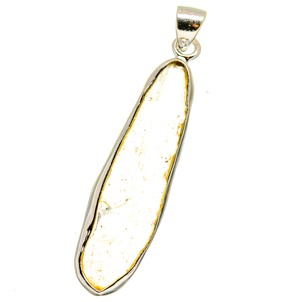 Libyan Desert Glass Pendants handcrafted by Ana Silver Co - PD15747