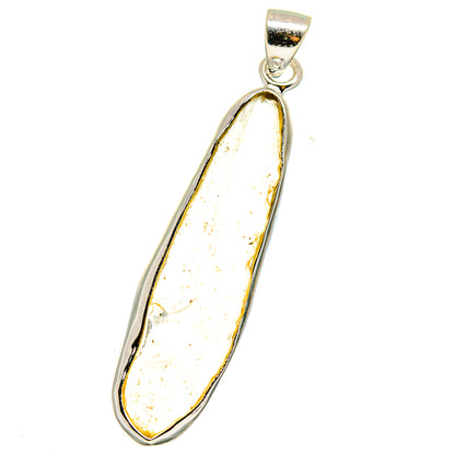 Libyan Desert Glass Pendants handcrafted by Ana Silver Co - PD15747