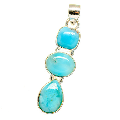 Larimar Pendants handcrafted by Ana Silver Co - PD15752