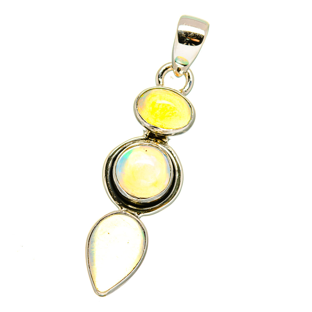 Ethiopian Opal Pendants handcrafted by Ana Silver Co - PD15759