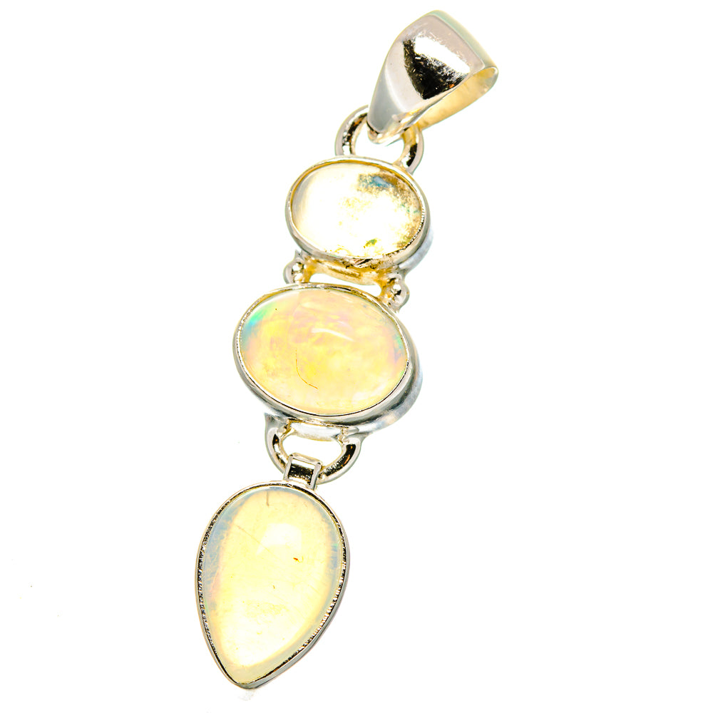 Ethiopian Opal Pendants handcrafted by Ana Silver Co - PD15769