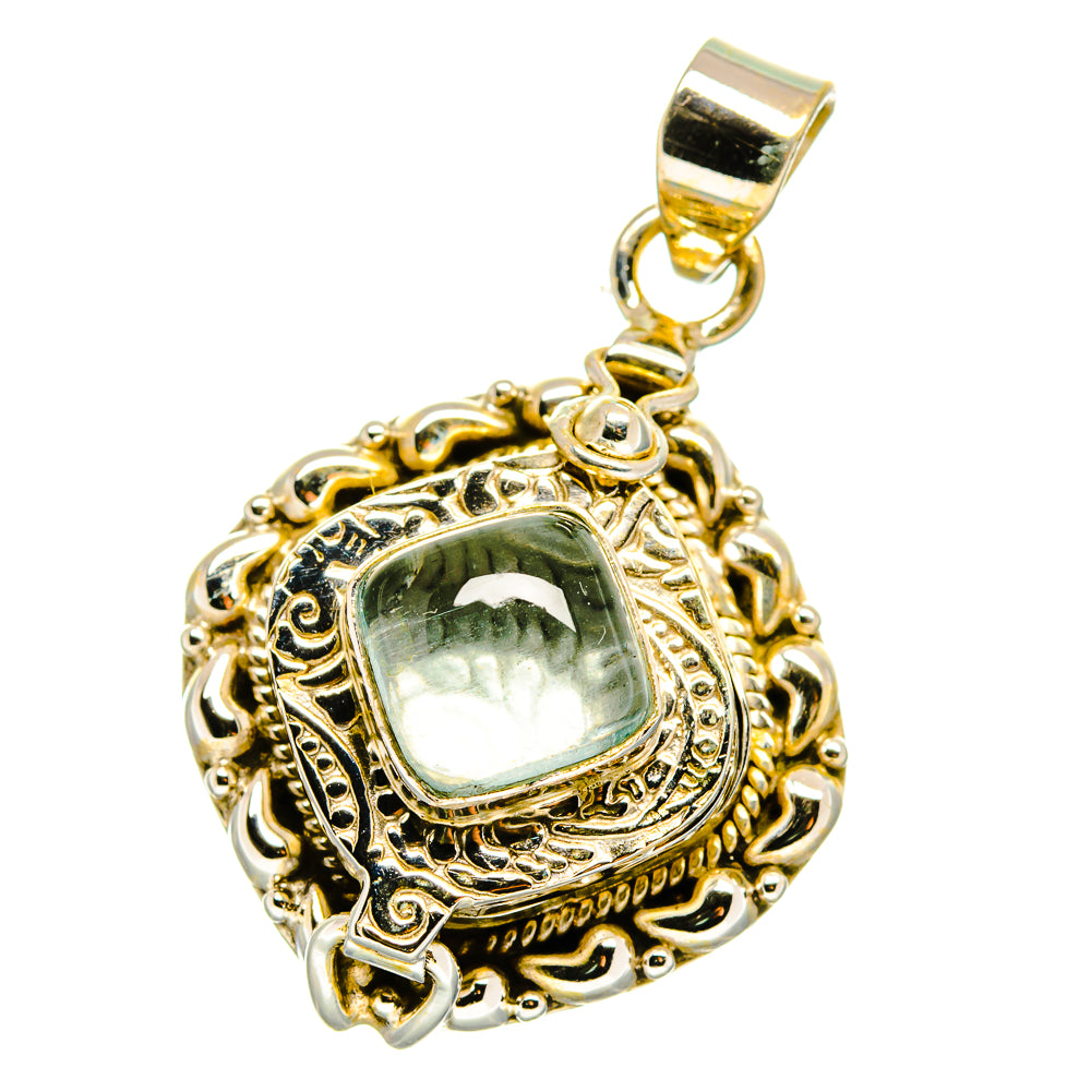 Aquamarine Pendants handcrafted by Ana Silver Co - PD15772